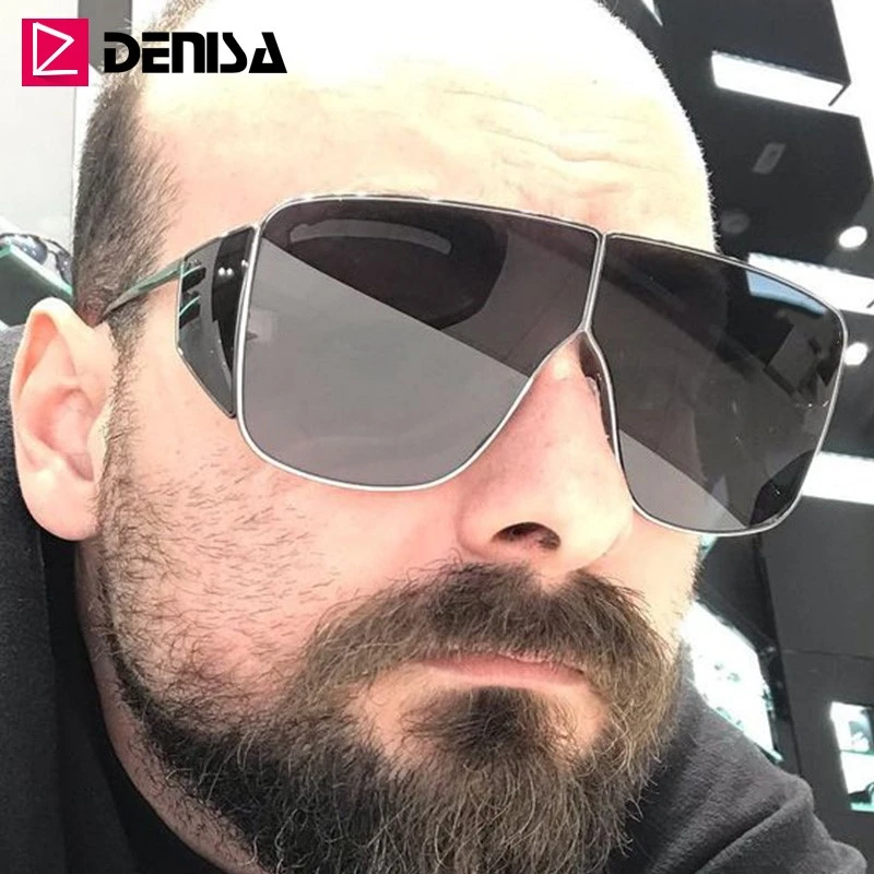 Солнцезащитные очки DENISA G2056 для мужчин и женщин большого размера в уникальной