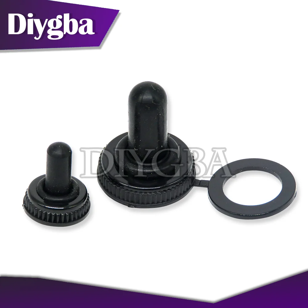 10 шт./лот 12 мм 6 переключатель водонепроницаемый резиновый чехол пылезащитный