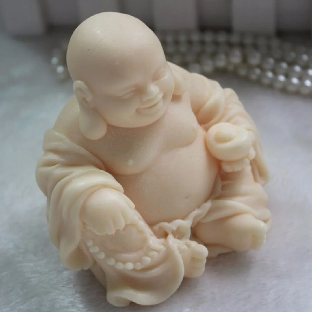 1 шт., новинка, 3D формы для мыла Будды, силиконовая форма для свечей, гибкая, сделай сам, ручная работа, мягкая форма для мыла, сделай сам, изготовление мыла, 80*80*70 мм