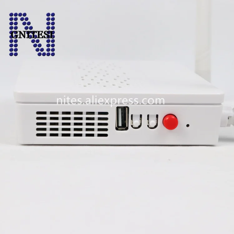 Низкая цена ONT 4GE порт 2 голоса с двухдиапазонным wifi usb 2443GE2 GPON ONU высокое качество |