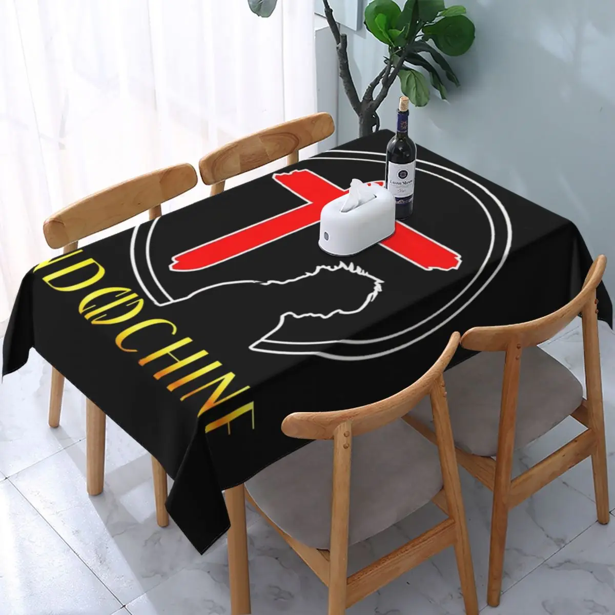 Прямоугольная скатерть для столовой маслостойкая | Дом и сад