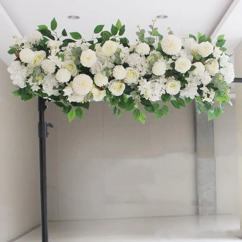 

Upscale Artificial Silk Peonies Rose Flower Row Arrangement Supplies for Wedding Arch Backdrop Centerpieces DIY Supplies