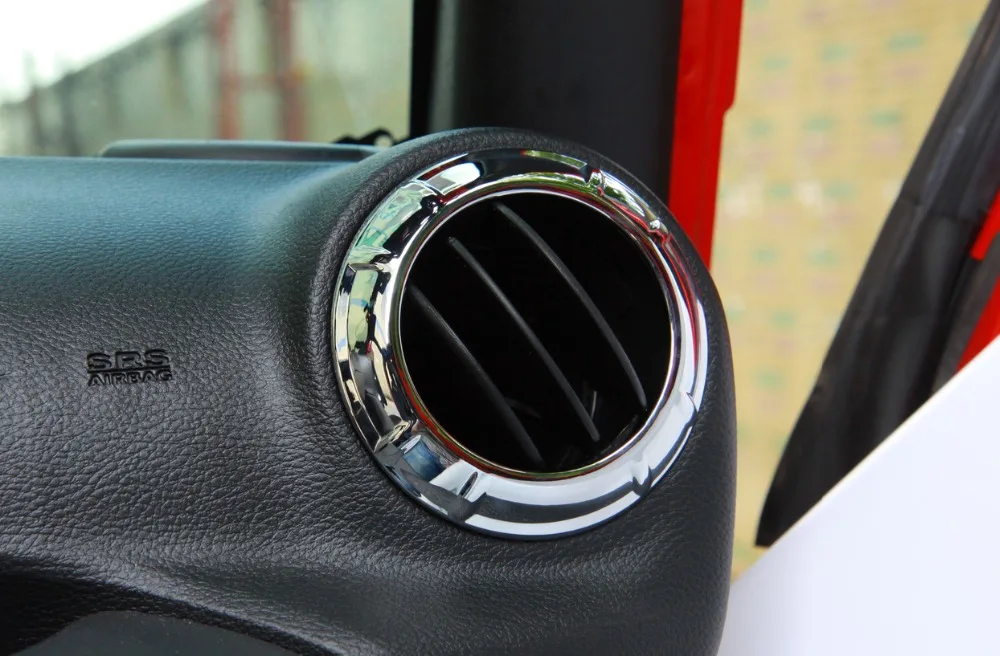 Для Jeep Wrangler JK 2011- аксессуары для салона автомобиля костюмы украшения 4 двери автомобиля Стайлинг хром красный синий карбоновое волокно 18 шт