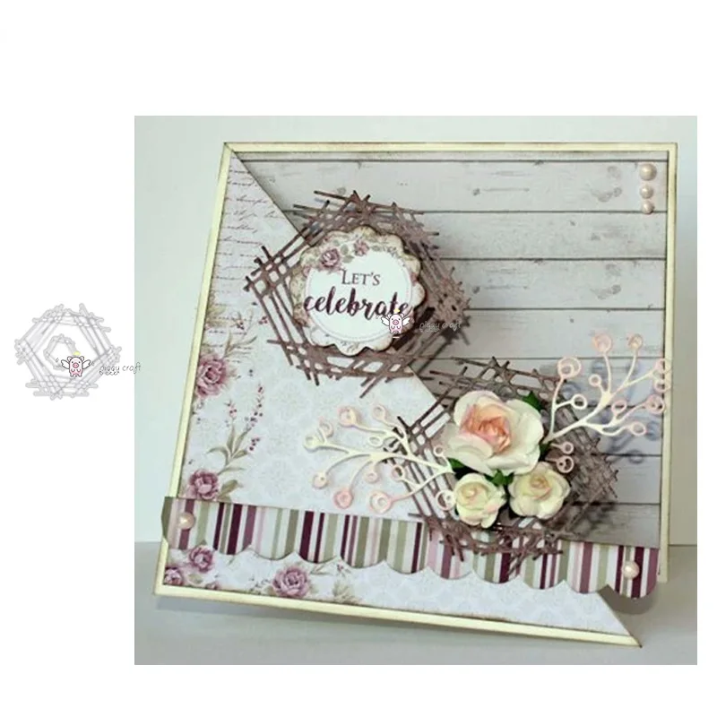 

Ремесла Mmao, металлические стальные Вырубные штампы, новый несимметричный тканый каркас, трафарет для «сделай сам», скрапбукинг, бумага/фото...