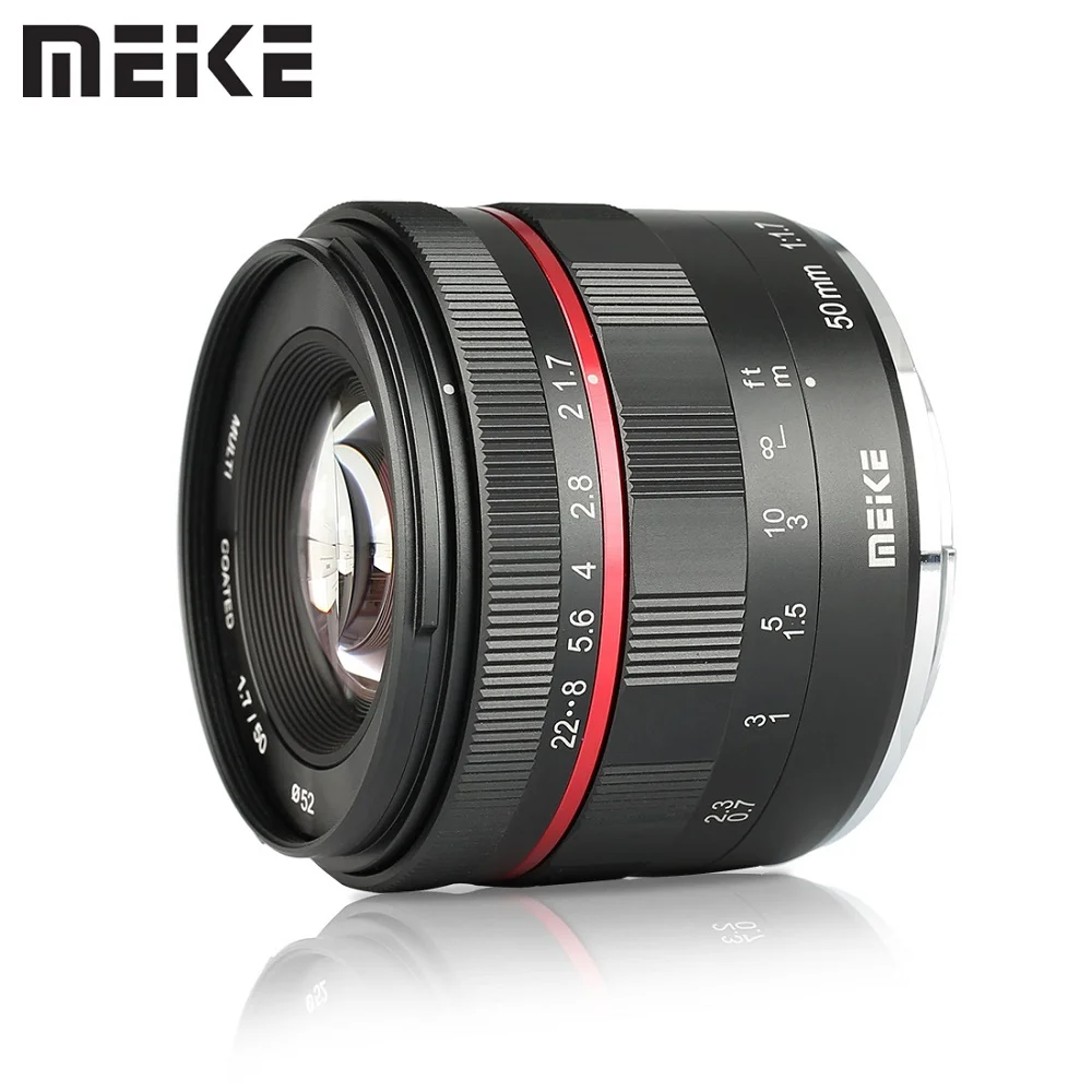 Meike 50 мм f1.7 полноразмерный объектив с ручной фокусировкой для Fuji X | Электроника