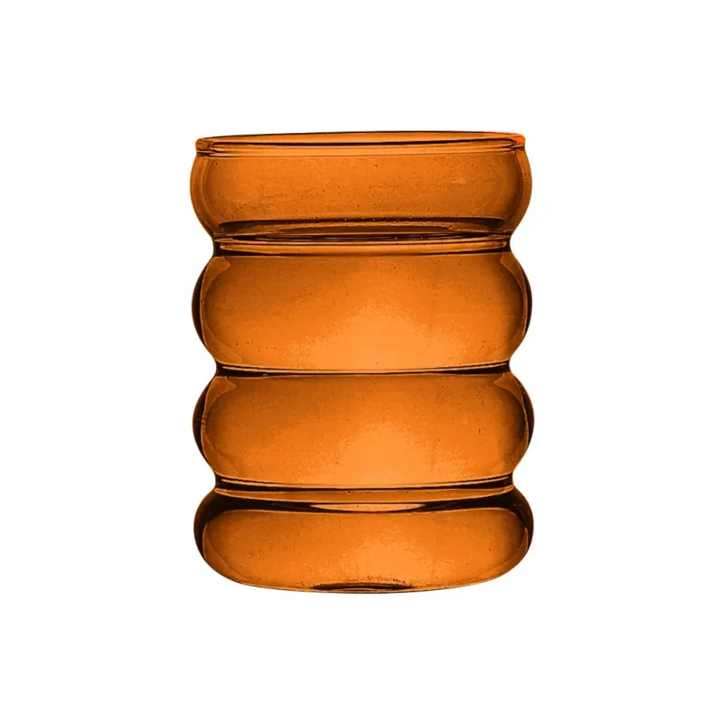 Креативная круглая стеклянная чашка термостойкий стакан для пива посуда