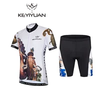 keyiyuan childrens summer cycling clothes breathable mountain bike equipment triathlon sweatshirt ropa de ciclismo wielerkleding