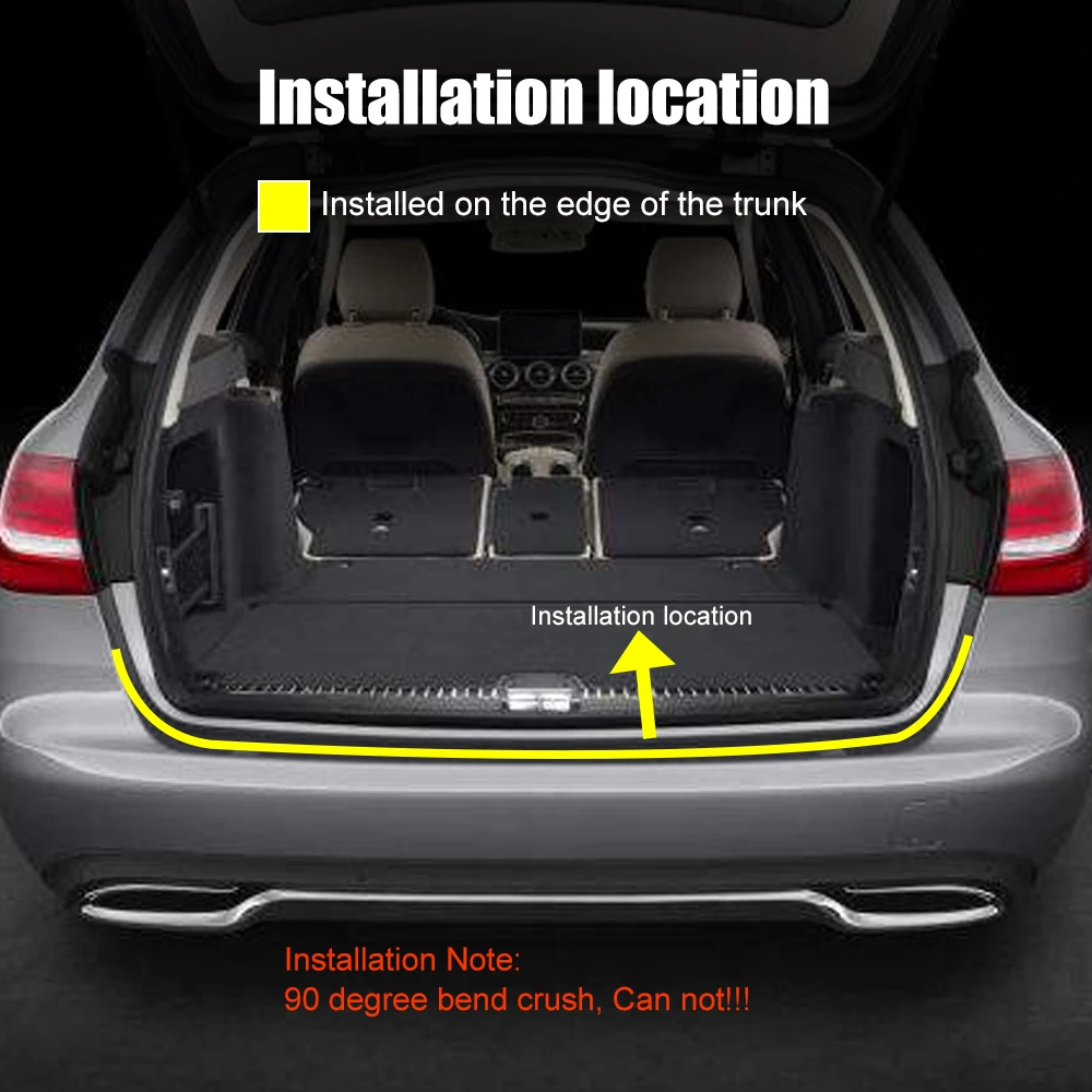 Цветной светодиодный фонарь для багажника автомобиля 120 см задний стоп-сигнал