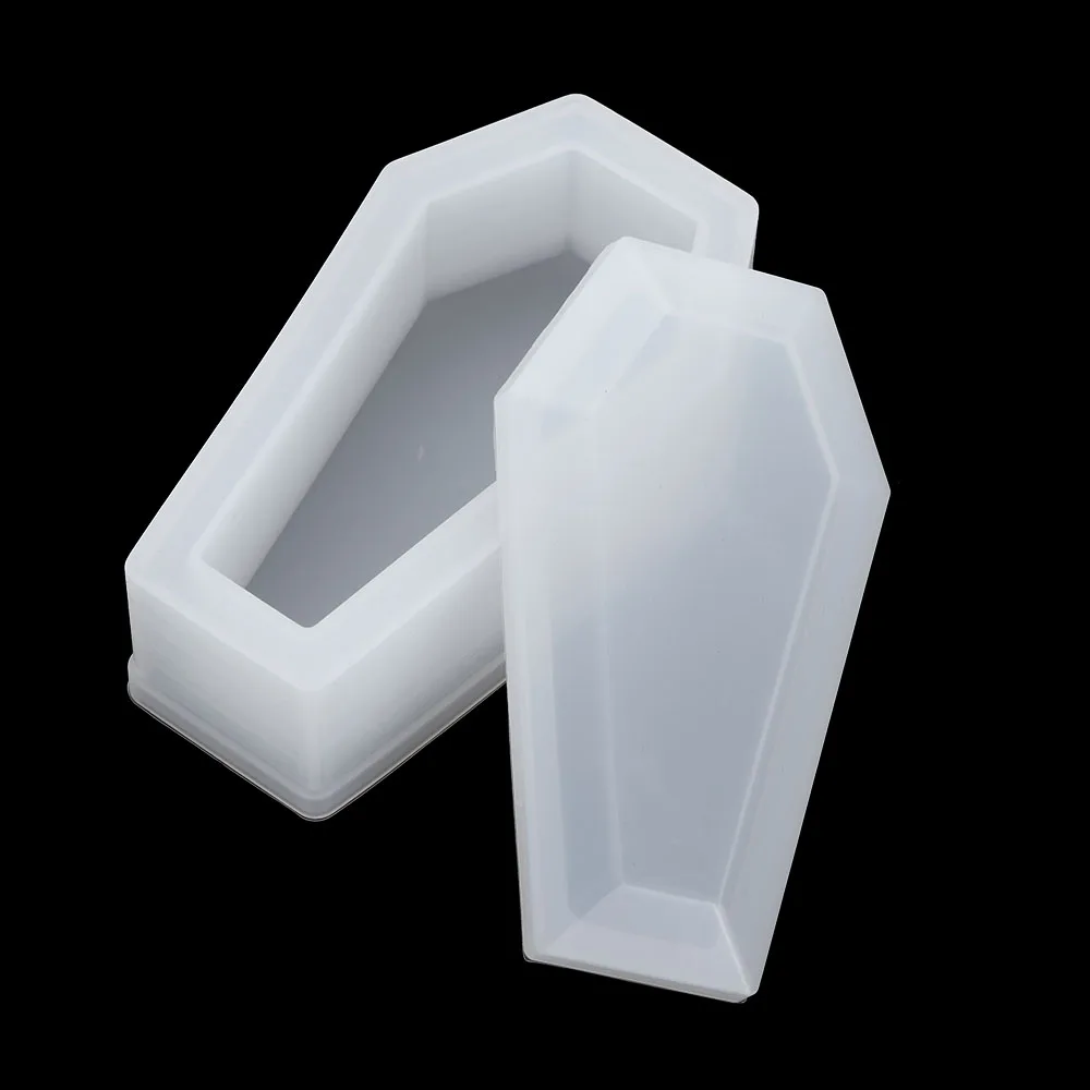 Гроб безделушка коробка силиконовая форма Хэллоуин готический контейнер Kawaii Goth