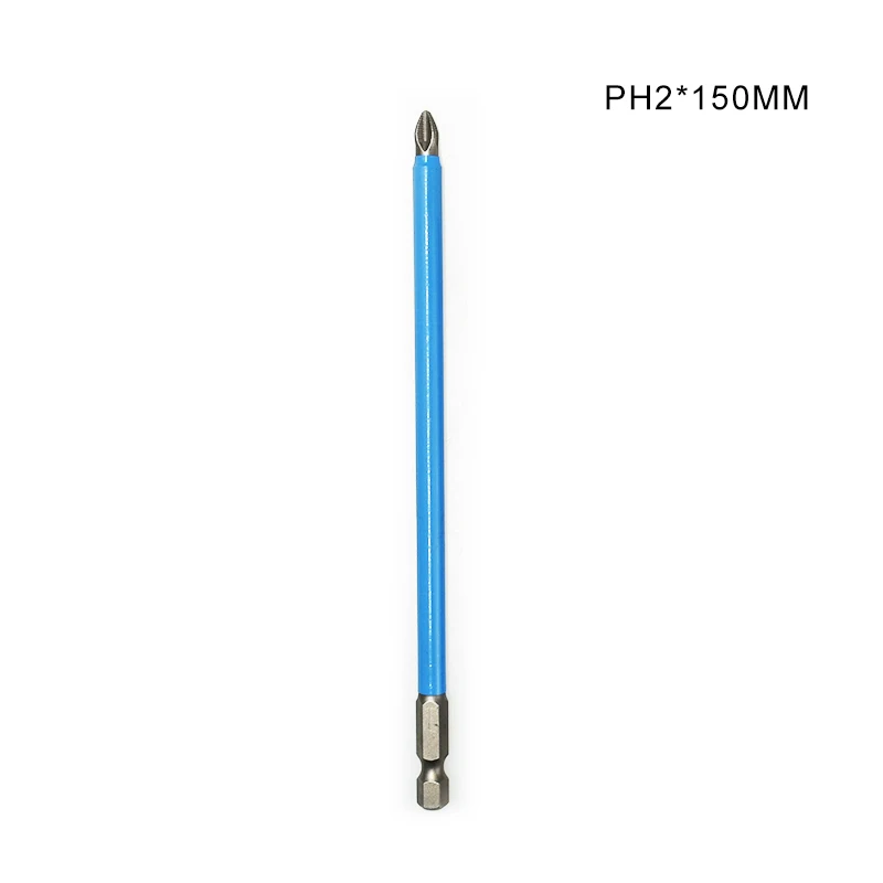 150mm SWDPORT PH2 противоскользящее сверло для электродрели магнитные ручные инструменты биты точность шестигранный хвостовик 50 мм 65 мм 70 мм 90 мм 127 мм 150 мм бит - Цвет: 150mm