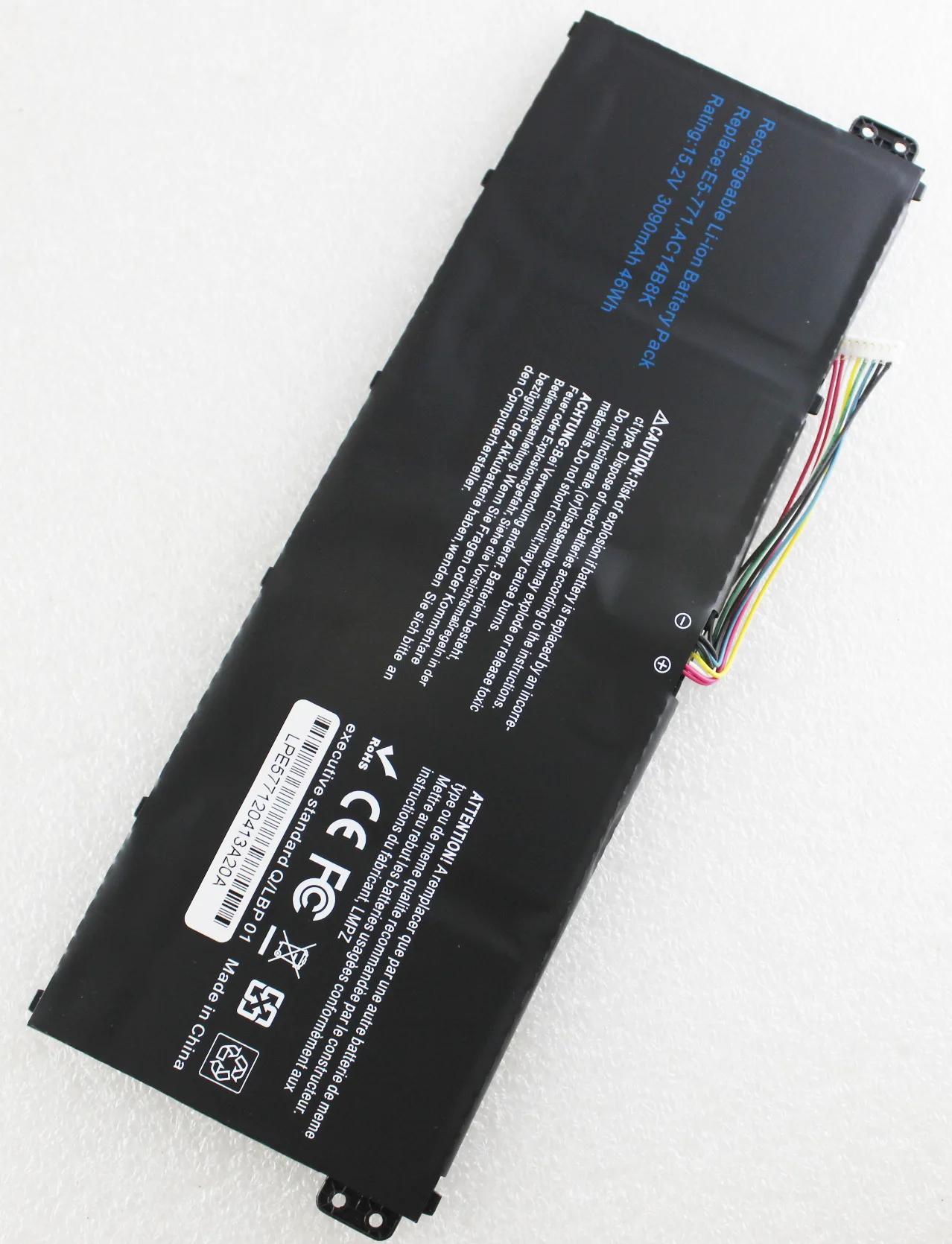 Аккумулятор AC14B8K для ноутбука Acer Aspire CB3 111 CB5 311 ES1 511 512 520 S1 521 531ES1 731 E5 771G V3 371 C810 |