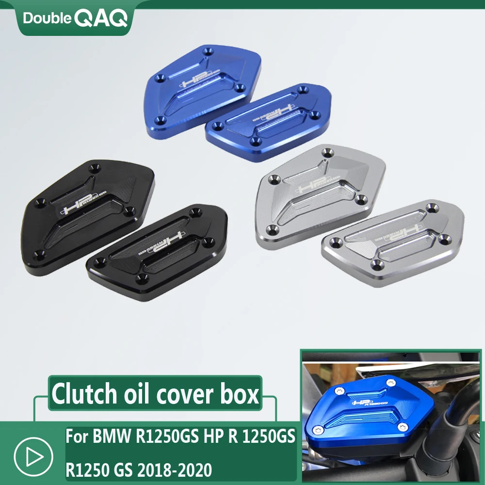 

For BMW R1250GS HP R 1250GS R1250 GS 2018-2020 Motorcycle CNC Aluminum Front Brake Clutch Fluid Reservoir Cap Tank Cover