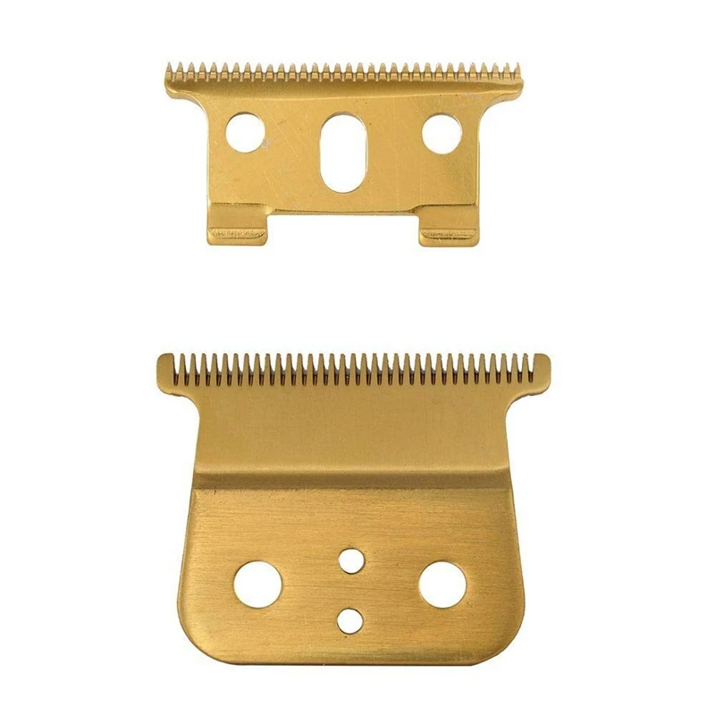 

Gold for T outliner Replacement, Double Gold Wide Timmer Blades for Andis T-Outliner Replacement ,Gold