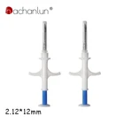 Шприц с микрочипом для кошек и собак, 2,12x12 мм, Iso11784 Fdx-b, игольчатый имплантат для животных, ветеринарный инжектор, Rfid-метка для животных