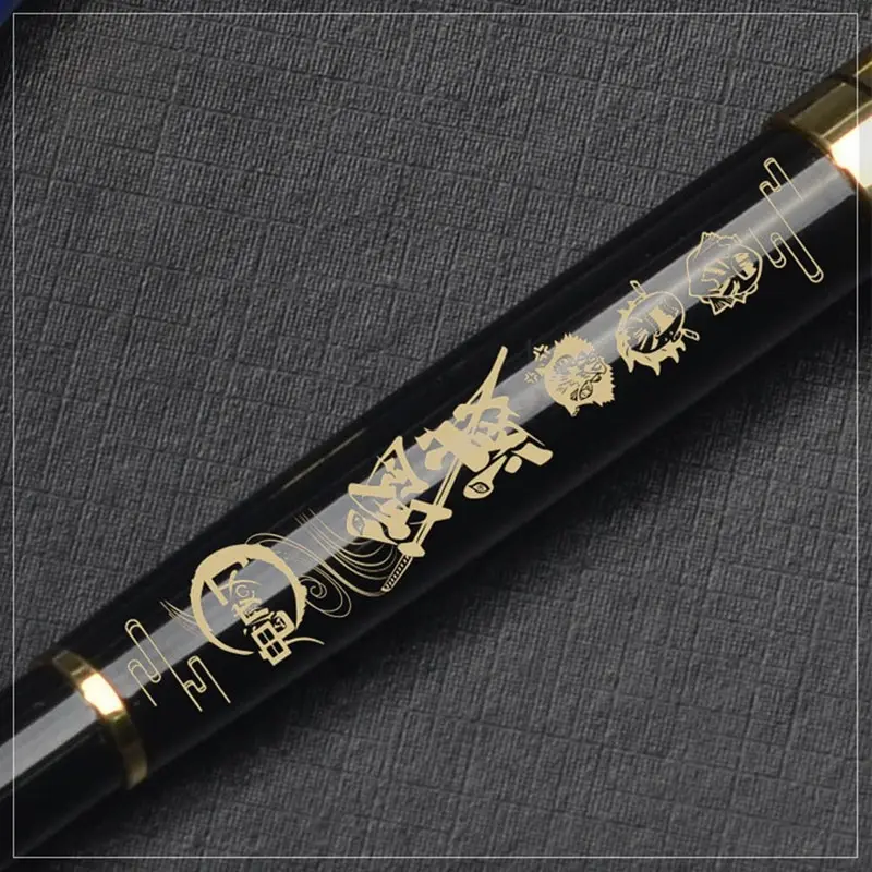 

1Pcs Anime Demon Slayer Kimetsu No Yaiba Gel Pen Kamado Tanjirou Nezuko Gel Pen 0.5mm Black Refill Pens