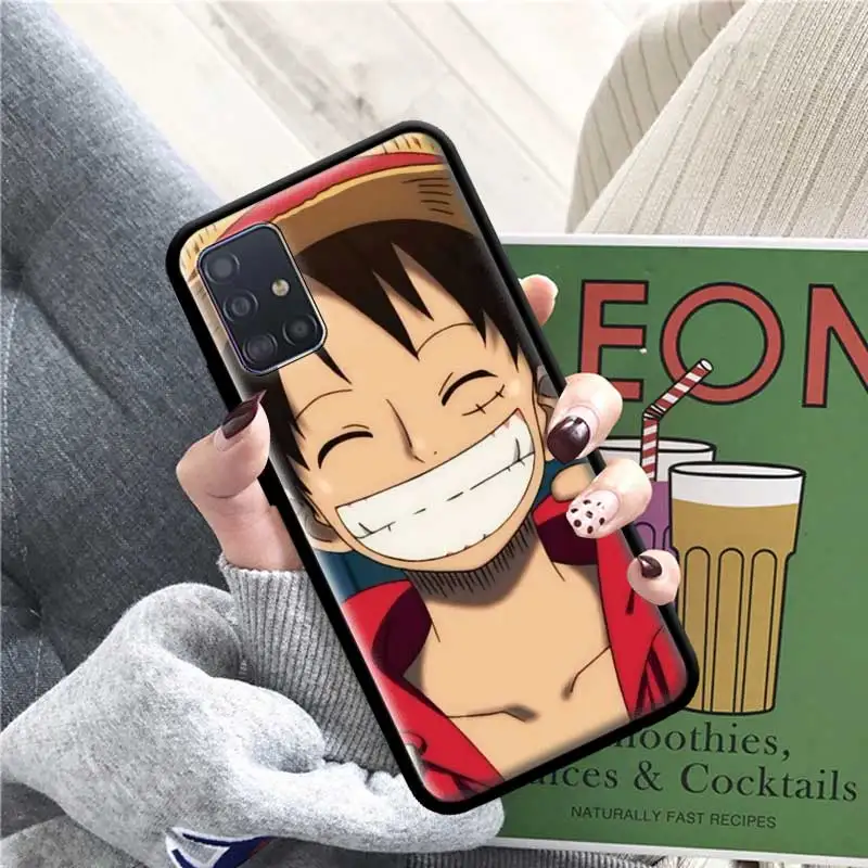 

ONE PIECE Japan Anime Luffy Zoro Case For Samsung Galaxy A51 A71 M51 M40 A31 A41 A91 A21s M30s M31 Soft Bolso Mobile Coque Capa