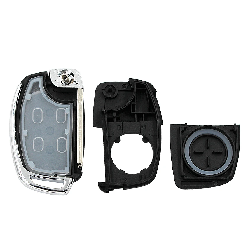 Складная откидная оболочка ключа дистанционного управления чехол с 3 кнопками