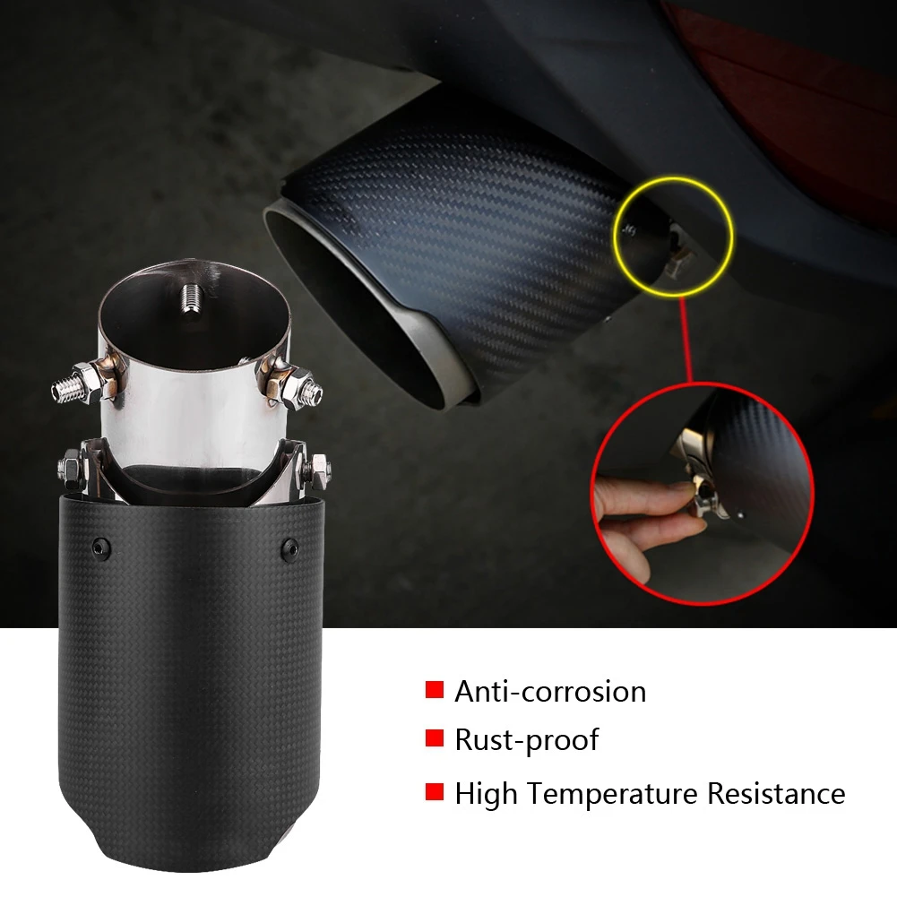 Универсальная автомобильная заднего вида авто выхлопной глушитель наконечник