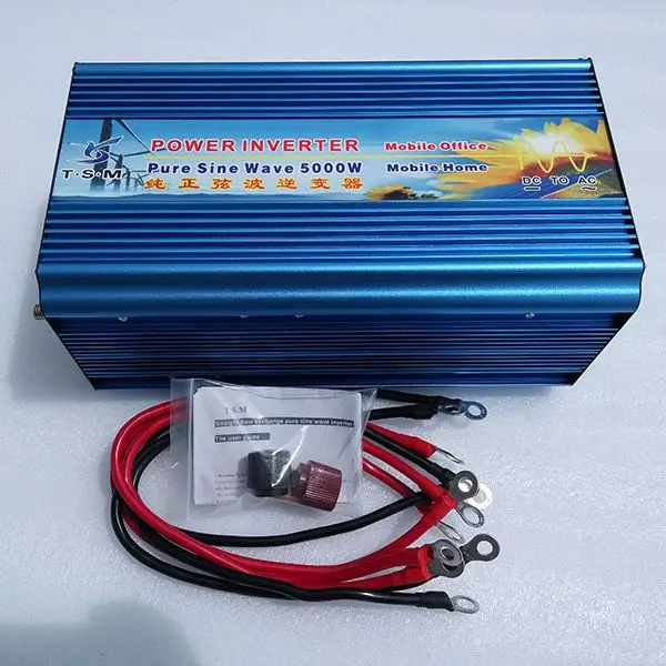 

12V DC to AC Solar Inverter 6000W Pure sine wave power inverter peak 12000w onda sinusoidale pura energia solare