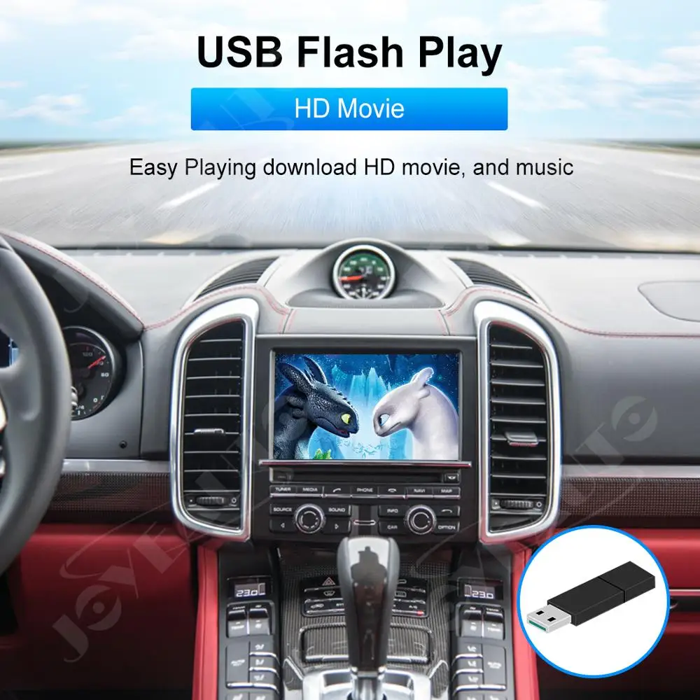 저렴한 JoyeAuto-무선 애플 카플레이, 포르쉐 카이엔 PCM 3.1 2011 2010 2013 2012 2014 2015 멀티미디어 TV 안드로이드 차량 미러 링크