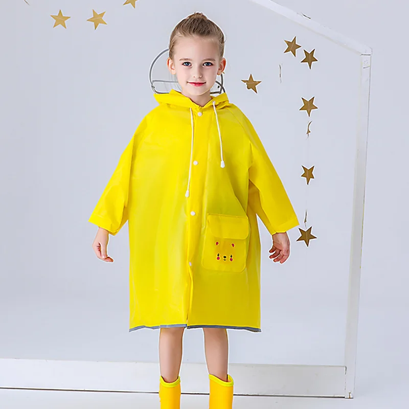 Детский непромокаемый плащ милый дождевик для улицы мальчиков и девочек детский