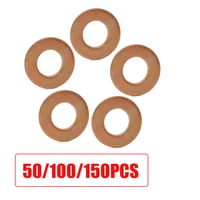 copper sump plug washers sump plug gasket for citroen ford mazda mini land rover volvo fit peugeot 308 307 207 208 406 407 hdi