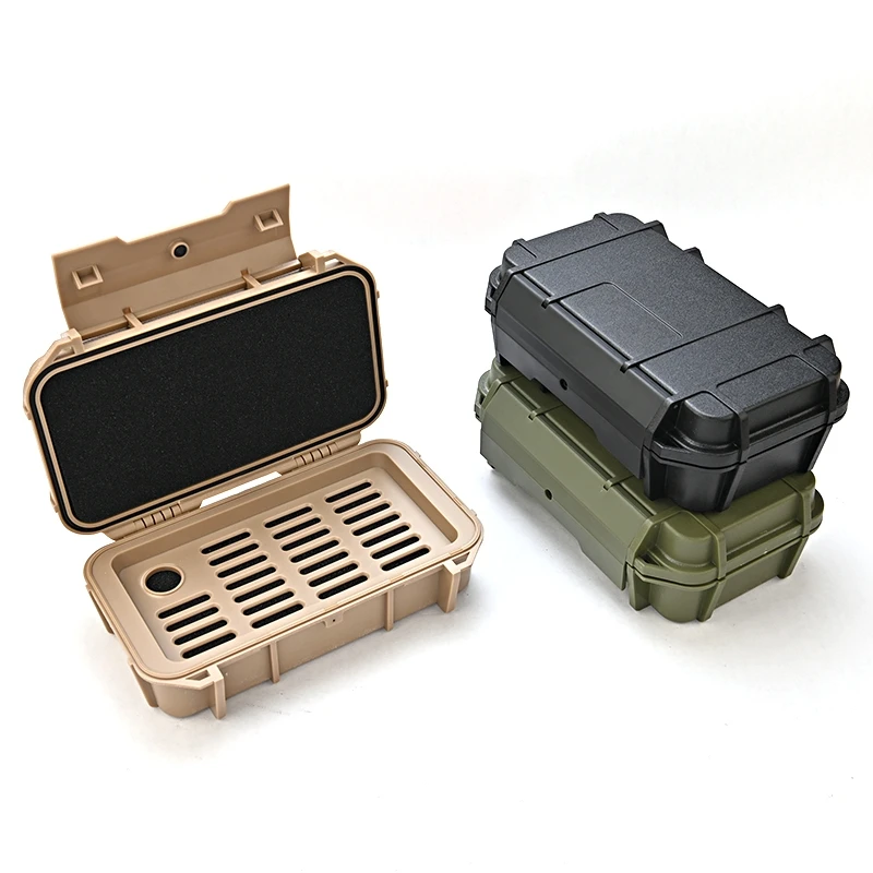 

3 Types Solid Outdoor Pressure-Proof Waterproof Survival Storage Box Container Storage Airtight Case