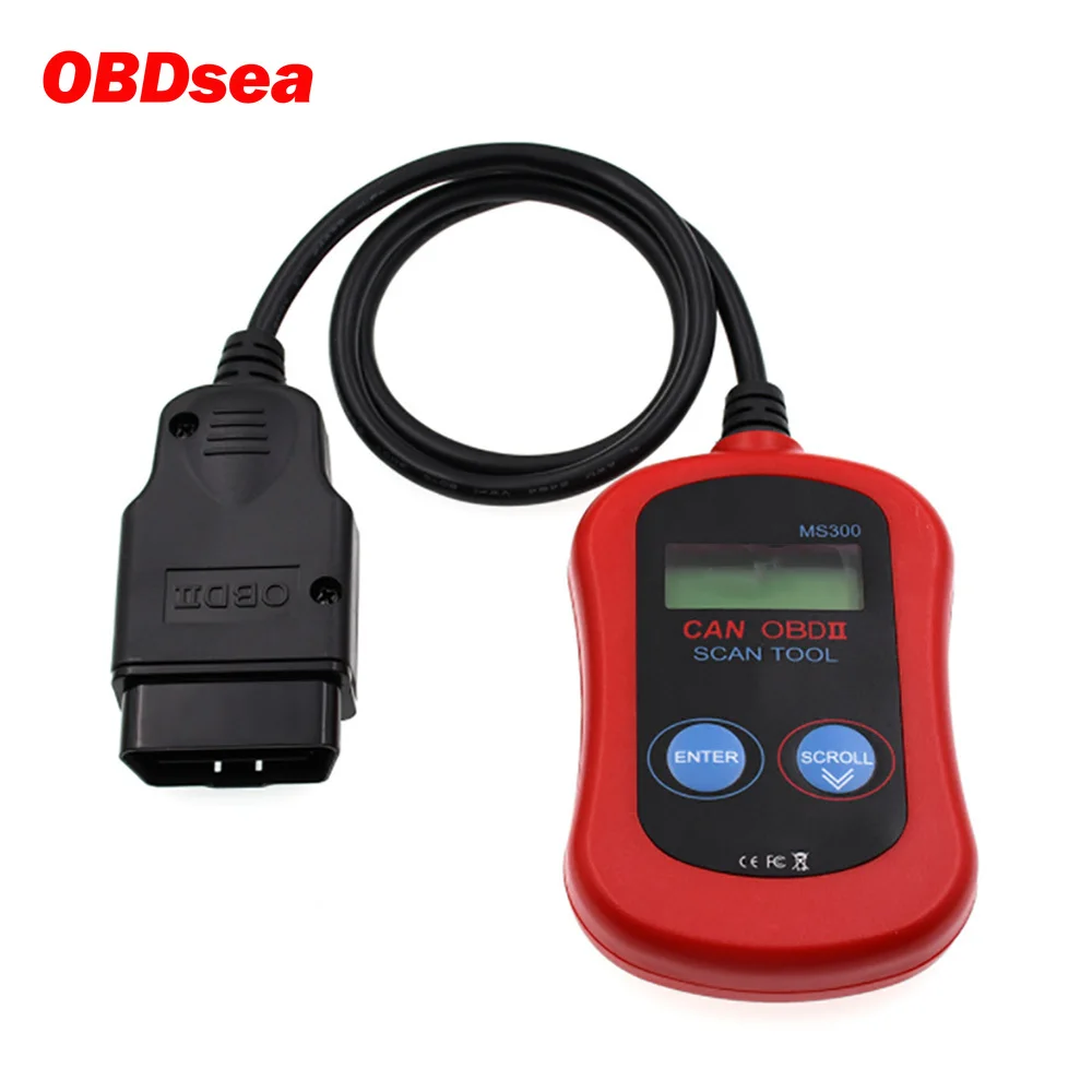 Диагностический инструмент MS300 obd 2 сканер OBDII OBD2 Автомобильный считыватель кодов