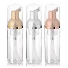 Прозрачная ПЭТ бутылка для жидкого мыла, шампуня, лосьона, 50 мл, дозатор-гель для душа, Пустой насос многоразового использования дорожный контейнер