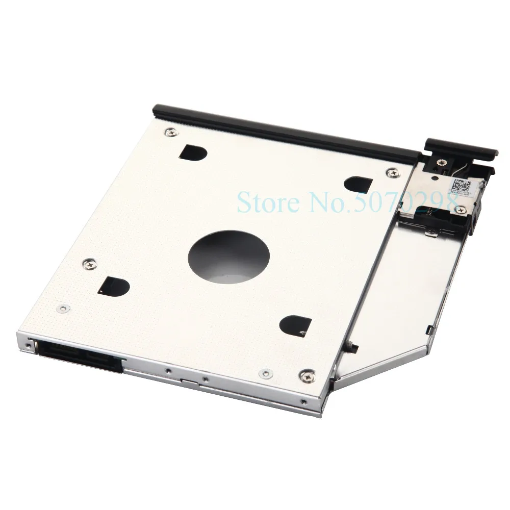 С оригинальным эжектором 2nd SATA 3 0 2 5 дюйма жесткий диск HDD SSD оптический Caddy для Dell