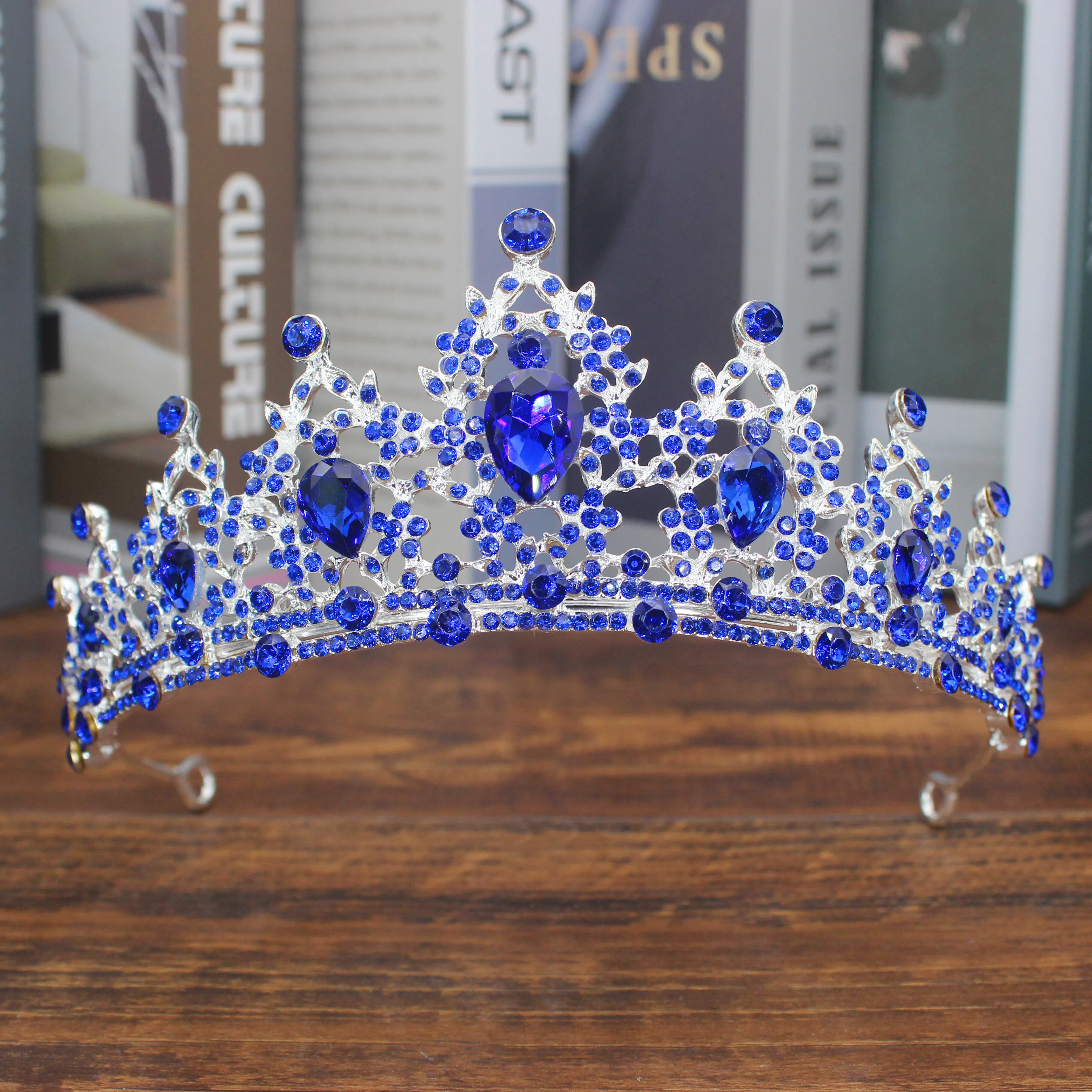 

Crystal Headbands Wedding Bridal Tiara Crown Queen Bride Diadem Head Jewelry Accessories Women Hair Ornaments Pageant Headpiece