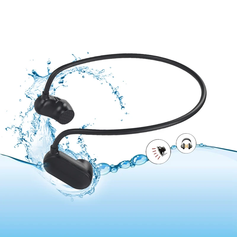 

Bone Conduction Headset HiFi Mp3 Player IPX8 Waterproof Swimming Stereo Sport Music Players Bluetooth
