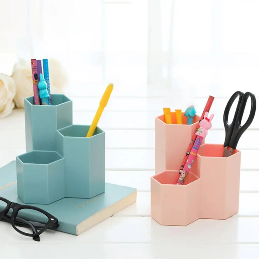 Новый шестигранный ABS Настольный Органайзер держатель для косметики настольная