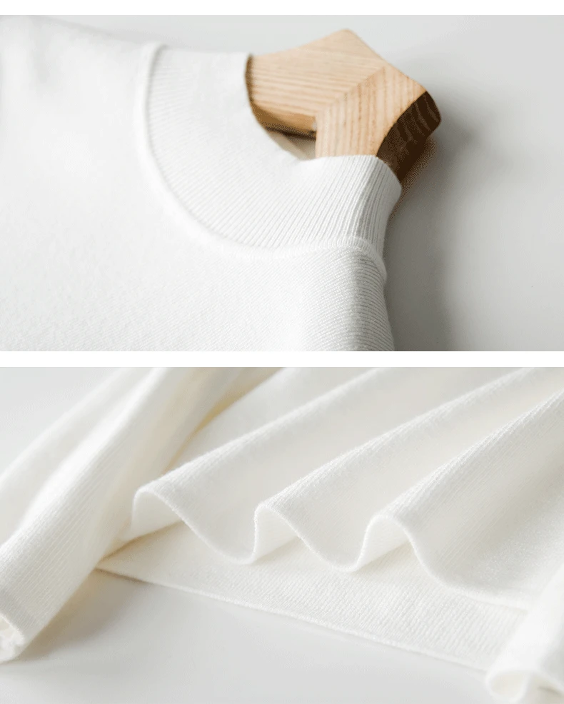 

2020 year new round neck sweater women autumn and winter new casual fashion all-match pure color sleeve wool sweater women