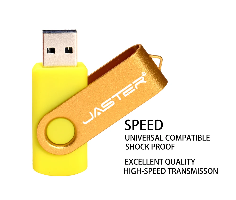 JASTER Twister USB флеш-накопитель 4 Гб 64 ГБ 16 ГБ 32 ГБ USB 2,0 флеш-накопитель поворотный флеш-накопитель печать логотипа на заказ Подарки
