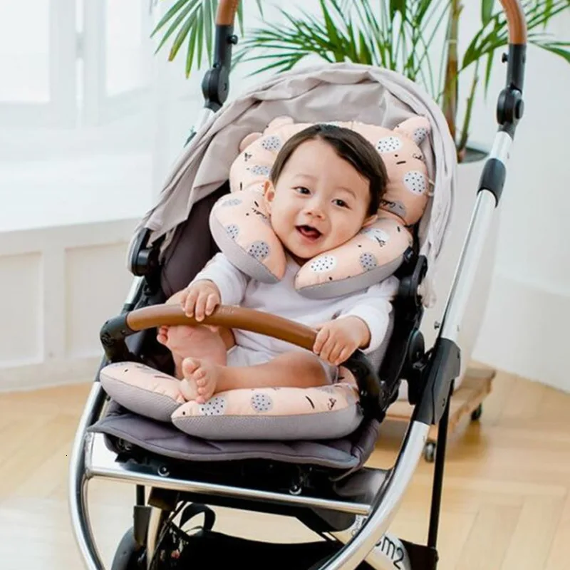Pudcoco Baby u-образный подголовник для шеи для путешествий, детское безопасное сиденье, коляска, подушка для коляски, подушка для коляски