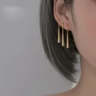 Серьги-гвоздики Roronoa Zoro женские, модные геометрические ювелирные украшения золотого цвета, модные ювелирные украшения из цинкового сплава