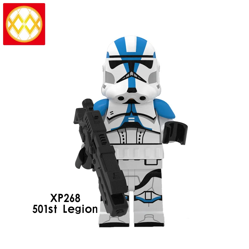 G0001 Человек рода ситх Стормер Poe Dameron Kare Dunn Raider Empire механический робот строительные блоки игрушки для детей - Цвет: Синий