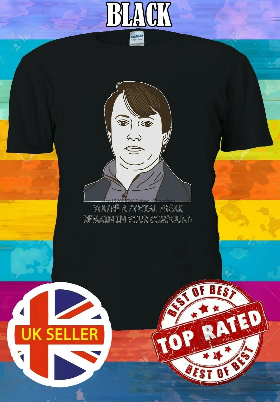 Мужская/Женская/мужская футболка унисекс Peep Show David Mitchell Robert Webb топ 3687|Мужские