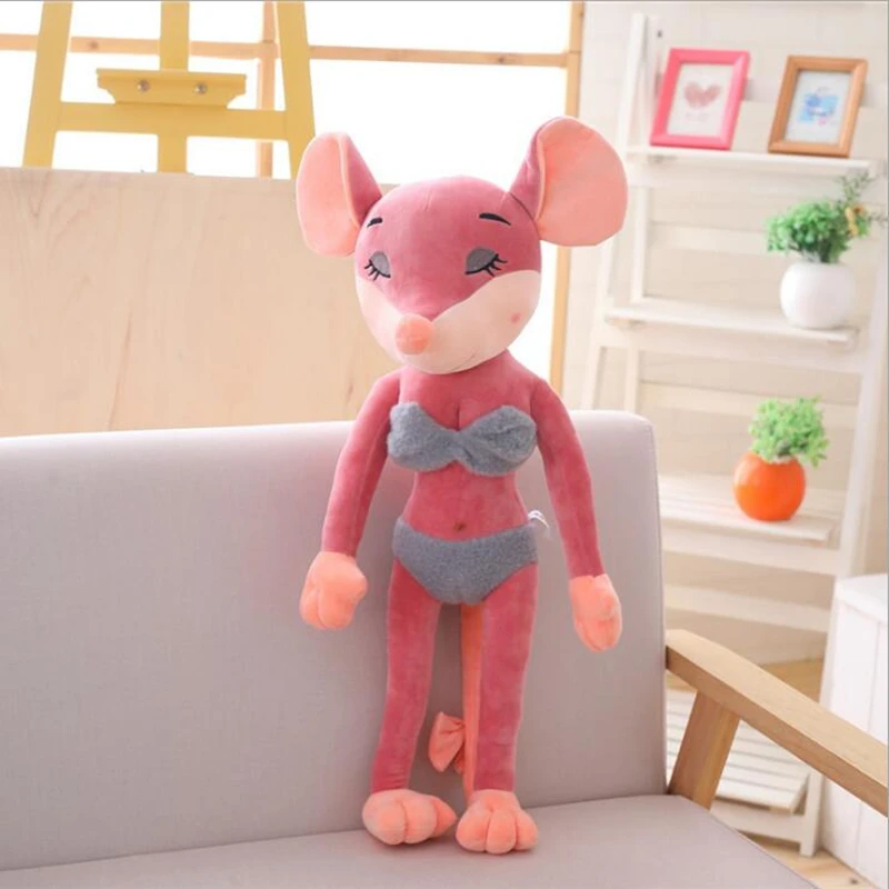 50 см 70 большой размер сексуальная мышь влюбленные плюшевые игрушки креативная