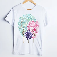 women t shirt print graphic cartoon watercolor summer autumn tees clothing sweet ladies clothes lady tops femalet shirt