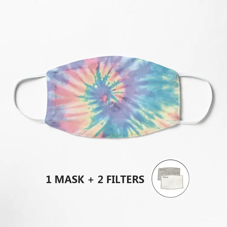 

Маска для лица Женская хлопковая с фильтрами и принтом