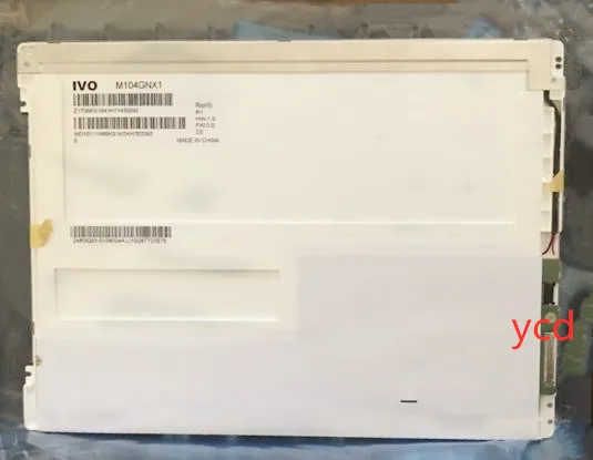 10,4 дюймовый M104GNX1 R1 высокий уровень 1024*768 промышленный светодиодный экран управления для G104XVN01.0