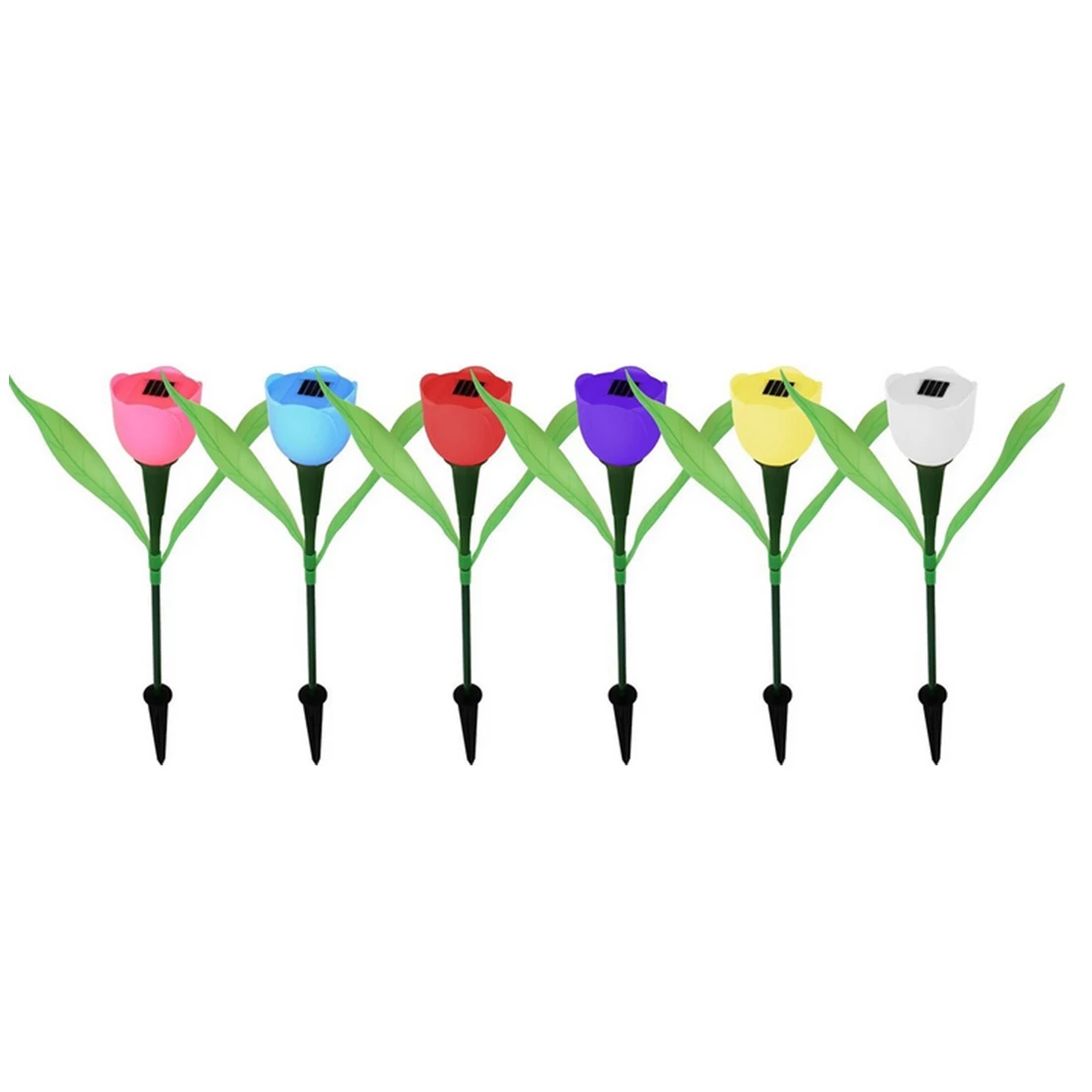 Уличная Светодиодный лампа на солнечной батарее яркий светильник в виде цветка