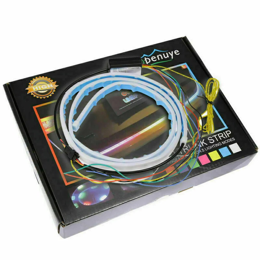 Задний фонарь с поворотным сигналом светильник полоской DRL сменный тип потока