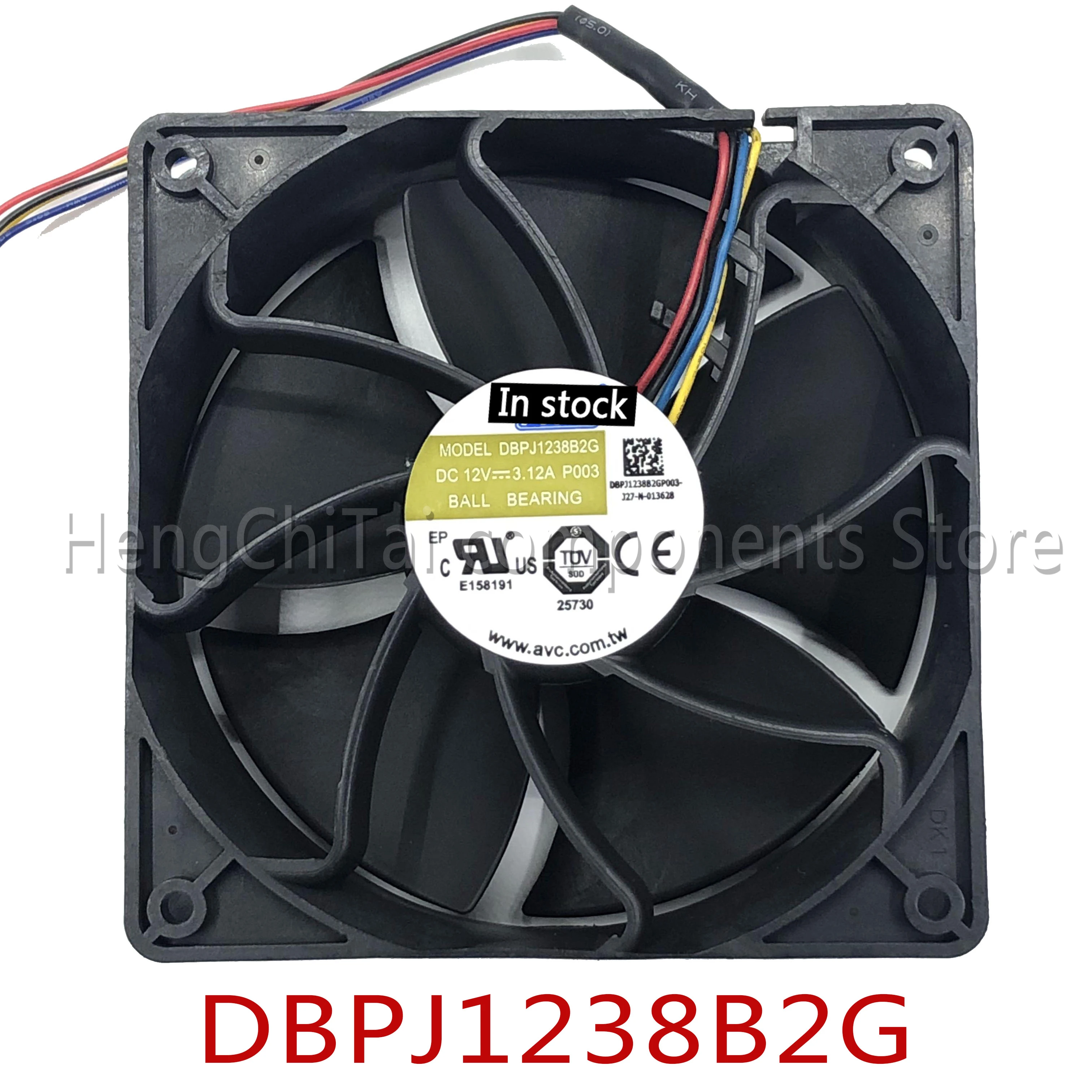 Оригинальный новый 100% рабочий вентилятор для AVC DBPJ1238B2G 12038 12 В 4-проводной ШИМ Вентилятор охлаждения мощный вентилятор охлаждения
