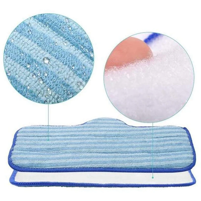 12 Pcak Паровая Швабра колодки из микрофибры Моющиеся Замена для Dupray аккуратный