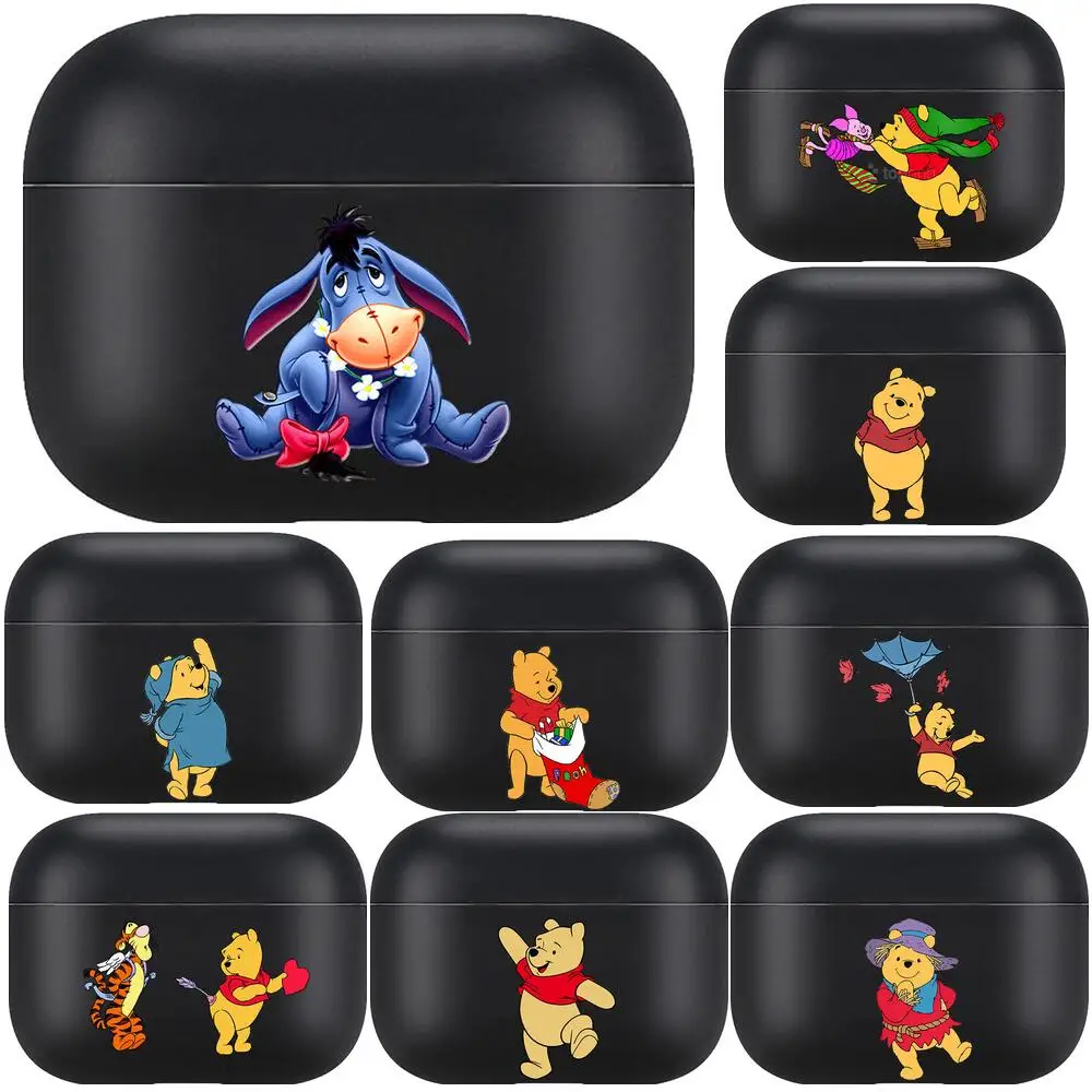 

disney Pooh Bear For Airpods pro 3 case Protective Bluetooth Wireless Earphone Cover for Air Pods airpod case air pod Cases blac