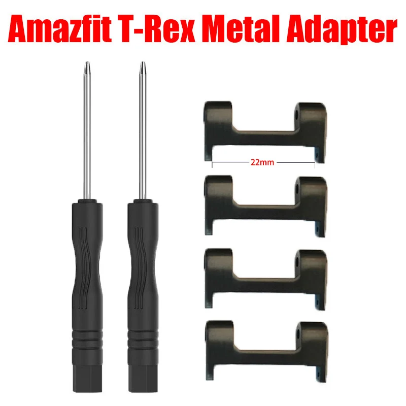 

For Huami Amazfit T-rex Connector Stainless Steel Metal Connector Tyrannosaurus Smartwatch Accessories Screw Screw Raw Ear Tool