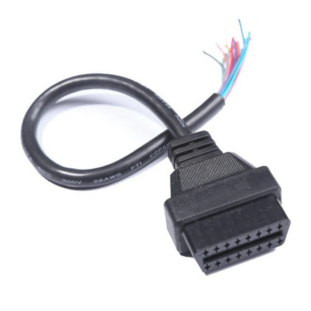 16 Pin Женский OBD II 2 удлинитель автомобильный диагностический 12 дюймов|Кабели и